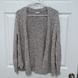 Gray oversized cardigan. Size large.